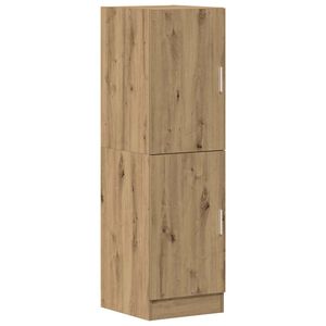 vidaXL K&uuml;chenschrank Artisan-Eiche 38x41,5x131,5 cm Holzwerkstoff
