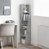 vidaXL Eckschrank Beton Grau 27,5x27x140cm Holzwerkstoff