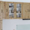 vidaXL K&uuml;chenschrank Artisan-Eiche 80 x 31 x 80 cm Holzwerkstoff