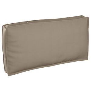 vidaXL Kissen Oxford-Stoff Taupe 120 x 60 x 12 cm