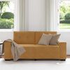 vidaXL Zweisitzer-Sofa Braun 180x77x82 cm Samt