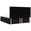 vidaXL Ottoman-Bett mit Matratzen & LEDs Schwarz 180x200 cm Stoff