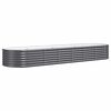 vidaXL Hochbeet Verzinkter Stahl 296x80x36 cm Anthrazit