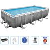 Bestway Power Steel Pool-Set Rechteckig 488&times;244&times;122 cm