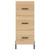 vidaXL Highboard Sonoma-Eiche 34,5x34x180 cm Holzwerkstoff