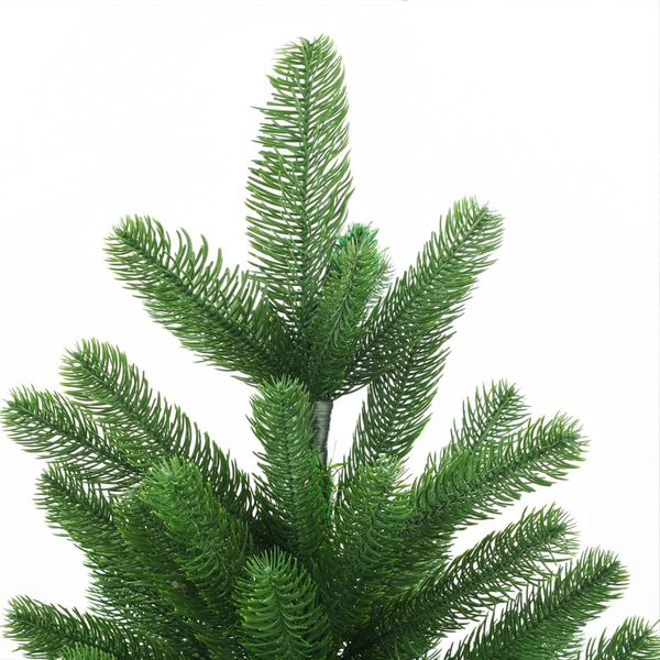vidaXL Künstlicher Weihnachtsbaum Beleuchtung & Kugeln 210 cm Grün