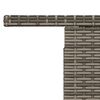 vidaXL Gartentisch Grau 100x55x73 cm Poly Rattan und Akazienholz