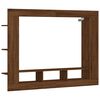vidaXL TV-Schrank Braun Eichen-Optik 152x22x113 cm Holzwerkstoff