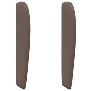 vidaXL Kopfteil Ohr Hellbraun PVC
