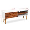 vidaXL TV-Schrank Massivholz Akazie 120x35x45 cm