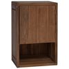 vidaXL Badezimmer Seitenregal Natur 45 x 30 x 70 cm Massivholz Teak