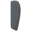 vidaXL Kopfteil Ohr Dunkelgrau 40 x 23 x 6 cm Samt