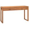 vidaXL Schreibtisch mit 2 Schubladen 140x40x75 cm Teakholz