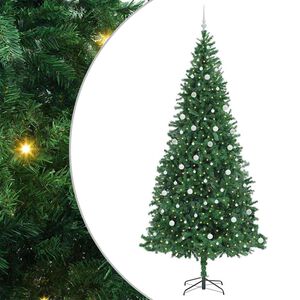 vidaXL K&uuml;nstlicher Weihnachtsbaum mit 300 LEDs mit St&auml;nder Gr&uuml;n 300 cm
