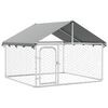 vidaXL Outdoor-Hundezwinger mit Dach 200x200x150 cm