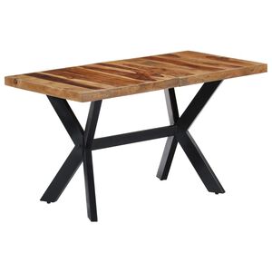 vidaXL Esstisch 140x70x75 cm Massivholz Akazie