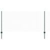 vidaXL Sechseckzaun mit Pfosten 25 x 1 m PVC-beschichteter Stahl Gr&uuml;n