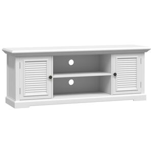 vidaXL TV-Schrank Wei&szlig; 110x30x41 cm Holzwerkstoff