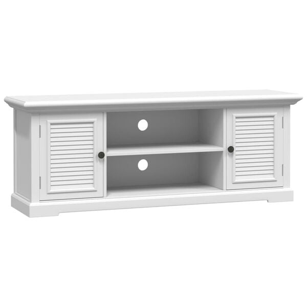 vidaXL TV-Schrank Weiß 110x30x41 cm Holzwerkstoff