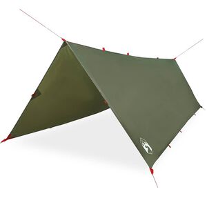 vidaXL Tarp Olivgr&uuml;n 406x306 cm Wasserdicht