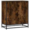 vidaXL Sideboard Räuchereiche 68x35x76 cm Holzwerkstoff und Metall