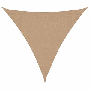 vidaXL Sonnensegel 160 g/m&sup2; Taupe 3,6x3,6x3,6 m HDPE