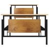 vidaXL Bettgestell Metall 100x200 cm