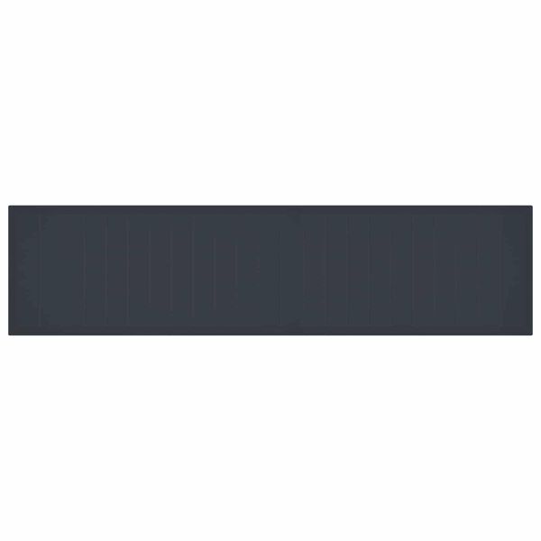 vidaXL Garten-Esszimmergarnitur mit Kissen 15 pcs Anthrazit PP