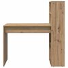 vidaXL Schreibtisch Artisan-Eiche 113 x 54 x 120 cm Holzwerkstoff