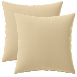 vidaXL Kissenbezug 2 pcs HEERLEN Beige 30 x 30 cm Polyester