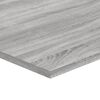 vidaXL Wandregale 4 Stk. Grau Sonoma 100x40x1,5 cm Holzwerkstoff