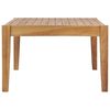 vidaXL Gartentisch 90,5x55,5x30,5 cm Massivholz Teak