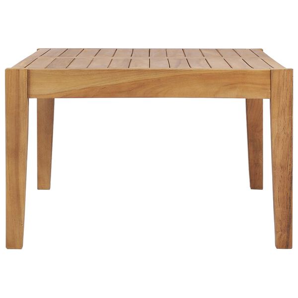vidaXL Gartentisch 90,5x55,5x30,5 cm Massivholz Teak