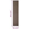 vidaXL Teppich Natur Sisal 66x300 cm Braun