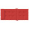 vidaXL Hochlehner-Auflagen 6 Stk. Rot Oxford-Gewebe