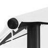 vidaXL Pavillon 4x4x3 m Wei&szlig; 180 g/m&sup2;
