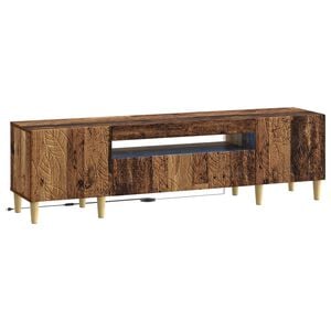 vidaXL LED-TV-Schrank Altholz Holzwerkstoff