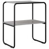 vidaXL Konsolentisch Grau Sonoma 80 x 42,5 x 70 cm Holzwerkstoff