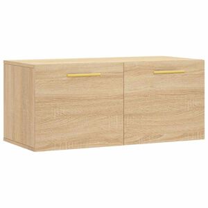 vidaXL Wandschrank Sonoma-Eiche 80x36,5x35 cm Holzwerkstoff