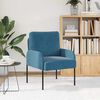 vidaXL Sofas mit Kissen 55cm Blau Sperrholz