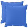 vidaXL Kissenbezug 2 stk. HOUTEN K&ouml;nigsblau 65 x 65 cm Polyester