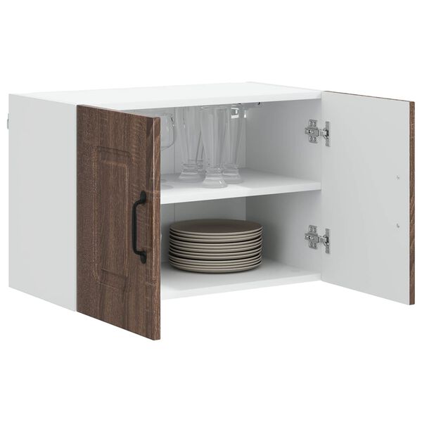 vidaXL K&uuml;chenschrank Kalmar Braun Eichen-Optik 60 x 31 x 40 cm