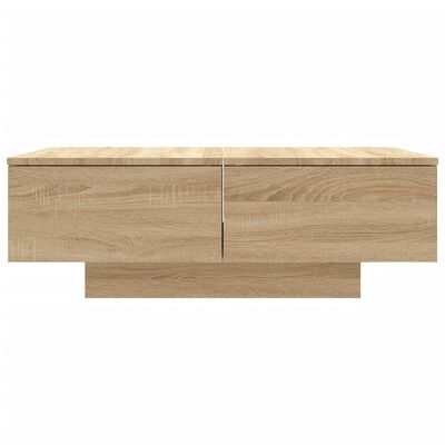 vidaXL Couchtisch Sonoma-Eiche 90x60x31 cm Holzwerkstoff