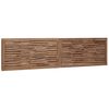 vidaXL Kopfteil Wandmontiert Natur 180 cm Massivholz Teak