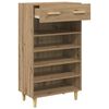 vidaXL Schuhschrank Kunsthandwerk Eiche 60 x 35 x 105 cm Holzwerkstoff