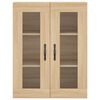 vidaXL Highboard Sonoma-Eiche 69,5x34x180 cm Holzwerkstoff