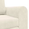 vidaXL Schlafsofa 60cm Creme Samt