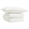 vidaXL Bettdecke und Kissen Set 2 pcs 135x200 cm 4 Jahreszeiten Wolle