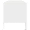 vidaXL TV-Schrank Wei&szlig; 135x39x43,5 cm Kaltgewalzter Stahl