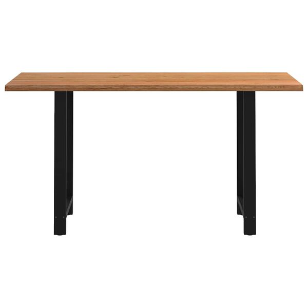 vidaXL Bartisch Baumkante 200x80x112 cm Massivholz Eiche Rechteckig